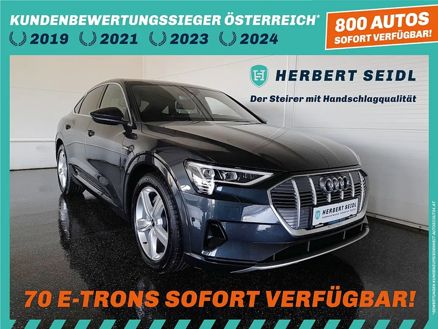 Audi e-tron SB 50 quattro S-LINE *NP € 86.483,- / 20 ZOLL /... Gri - 1