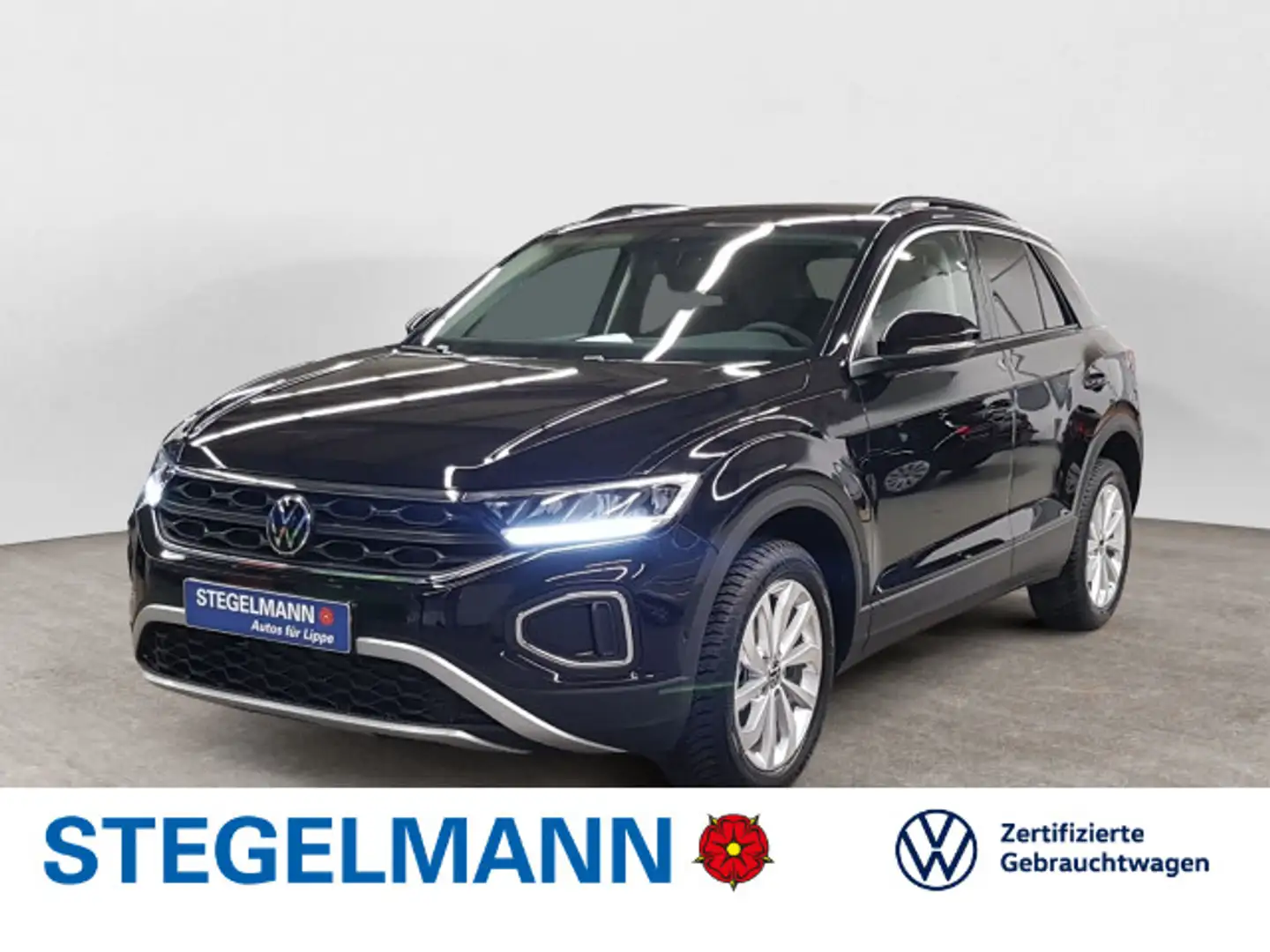 Volkswagen T-Roc 1.0 TSI Life AHK*LED*Kamera*17Zoll Noir - 1