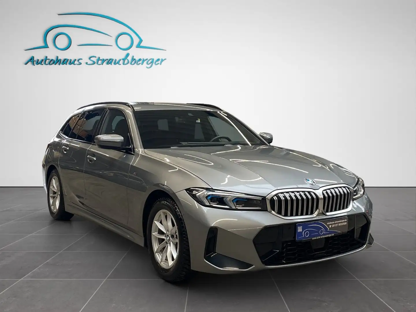 BMW 318 i Touring M Sport ACC AHK RFK HUD LED KZU Gris - 2