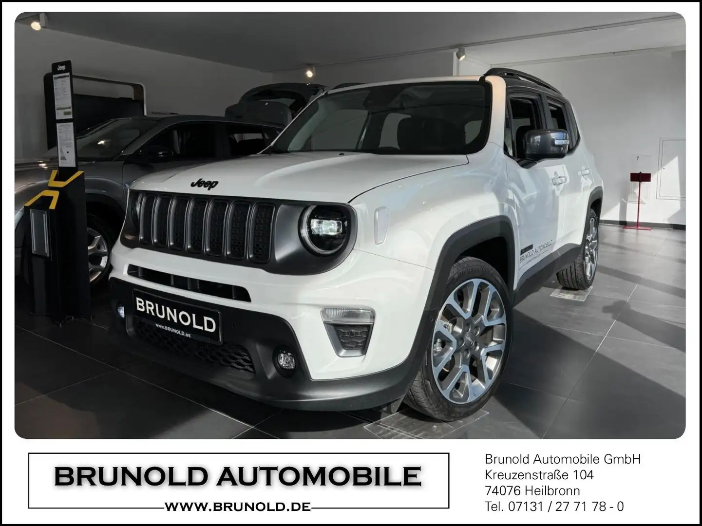 Jeep Renegade S e-Hybrid 1.5 MHEV+ACC+19"+Rückfahrkam White - 1