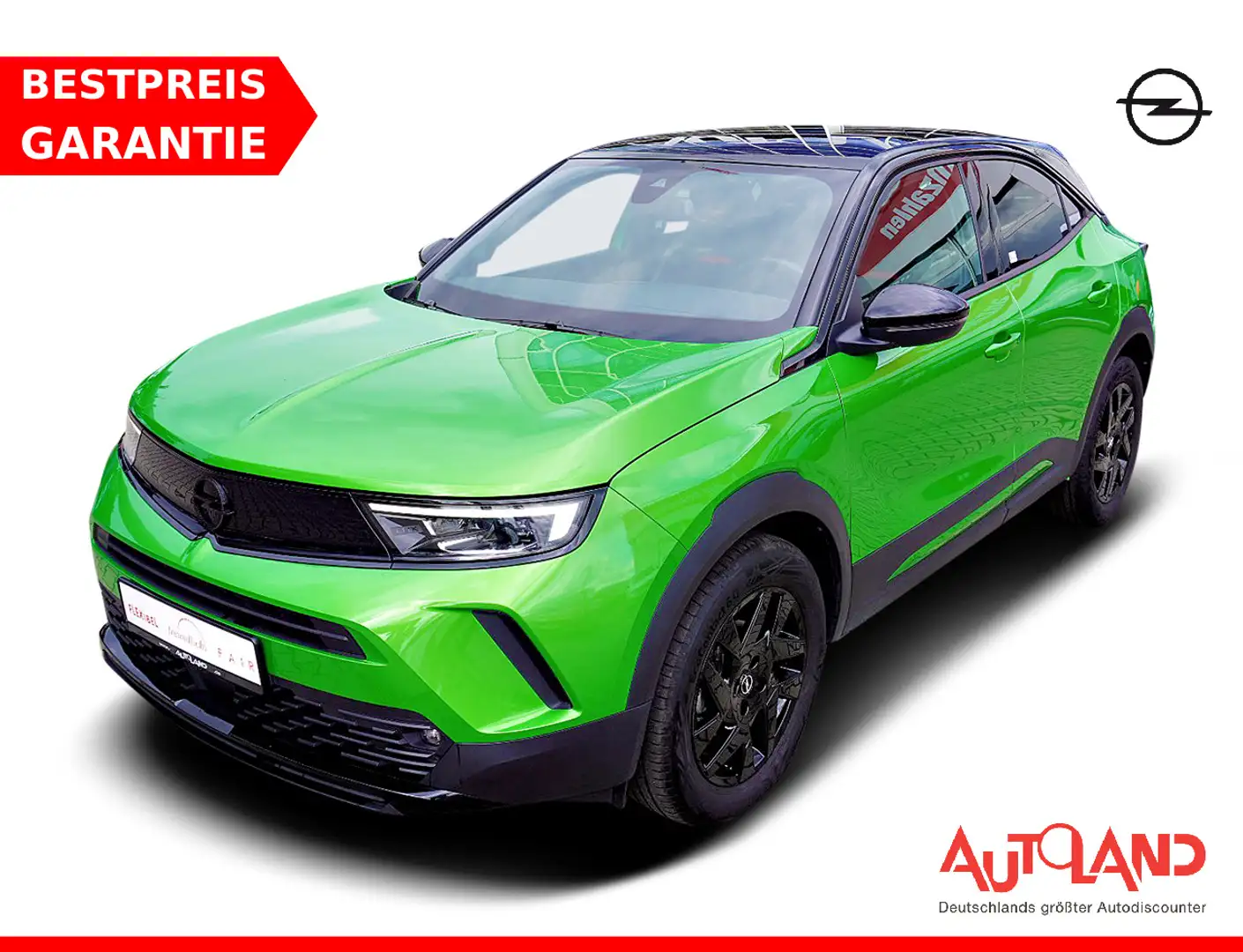 Opel Mokka 1.2 Turbo AT GS Line VC APP LED ACC Kamera Groen - 1