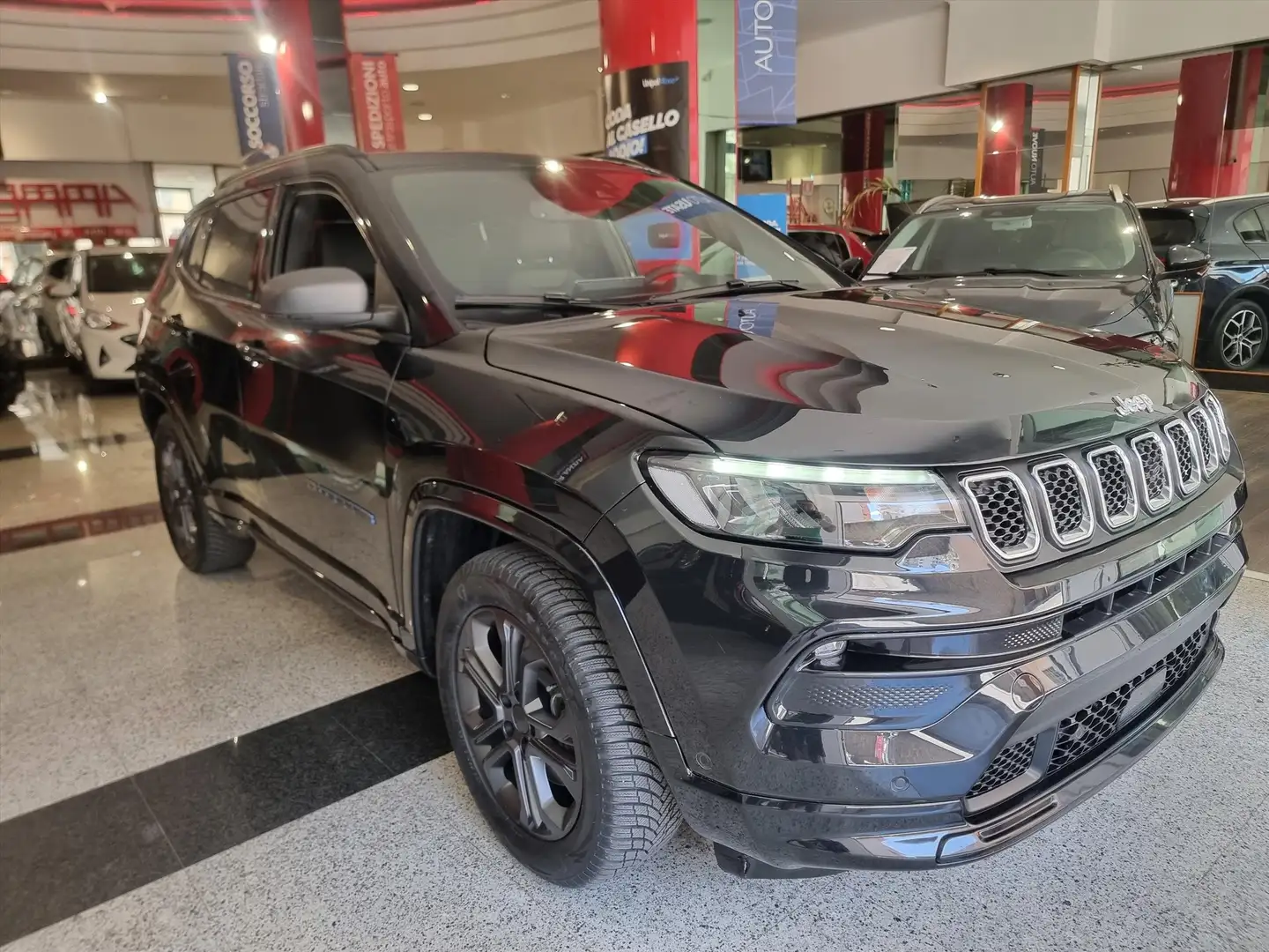 Jeep Compass Compass 1.3 turbo t4 phev Longitude 4xe ITALIANA Nero - 2