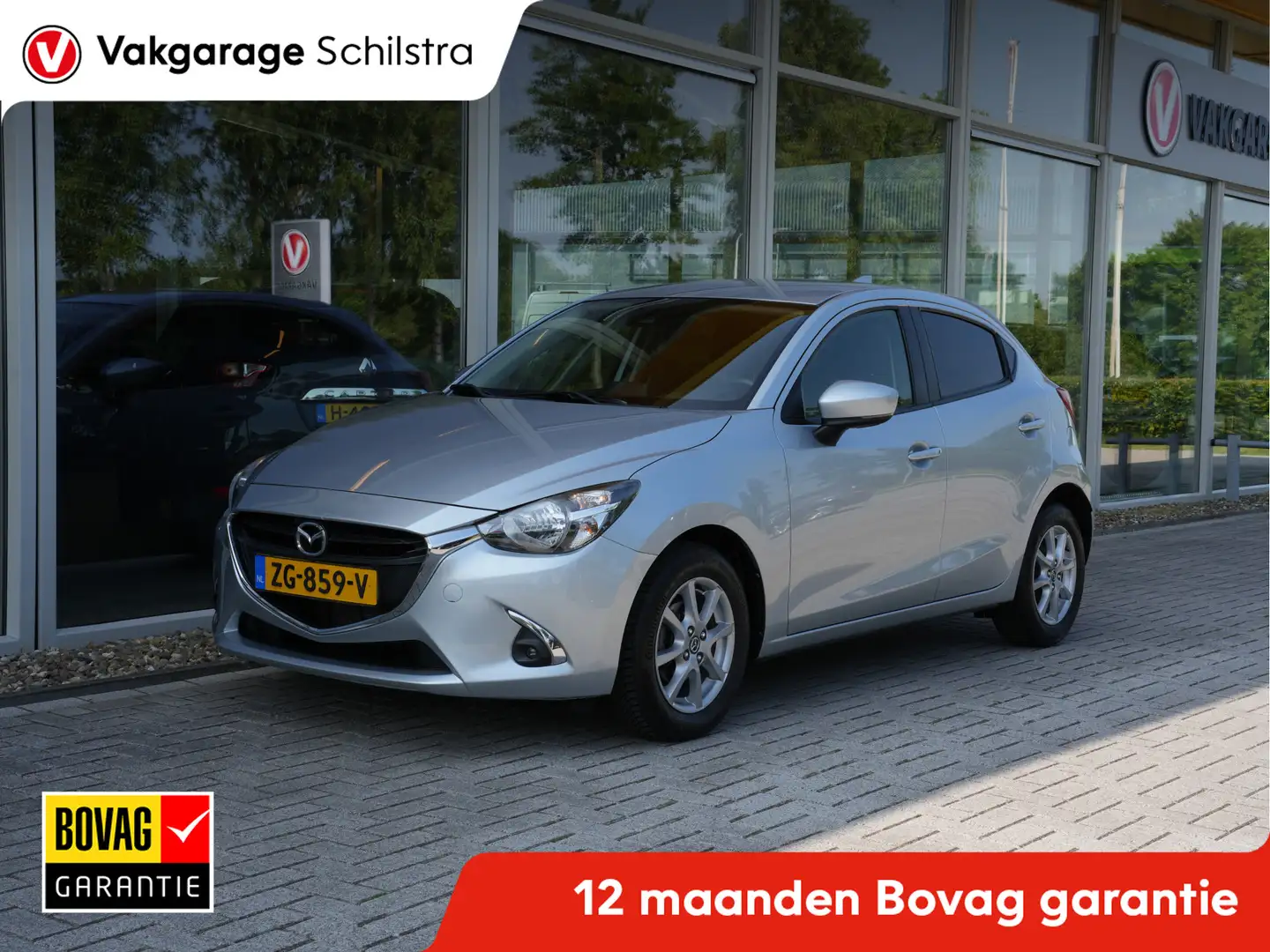 Mazda 2 1.5 Skyactiv-G Sport Selected | Navigatie | DAB | Grijs - 1