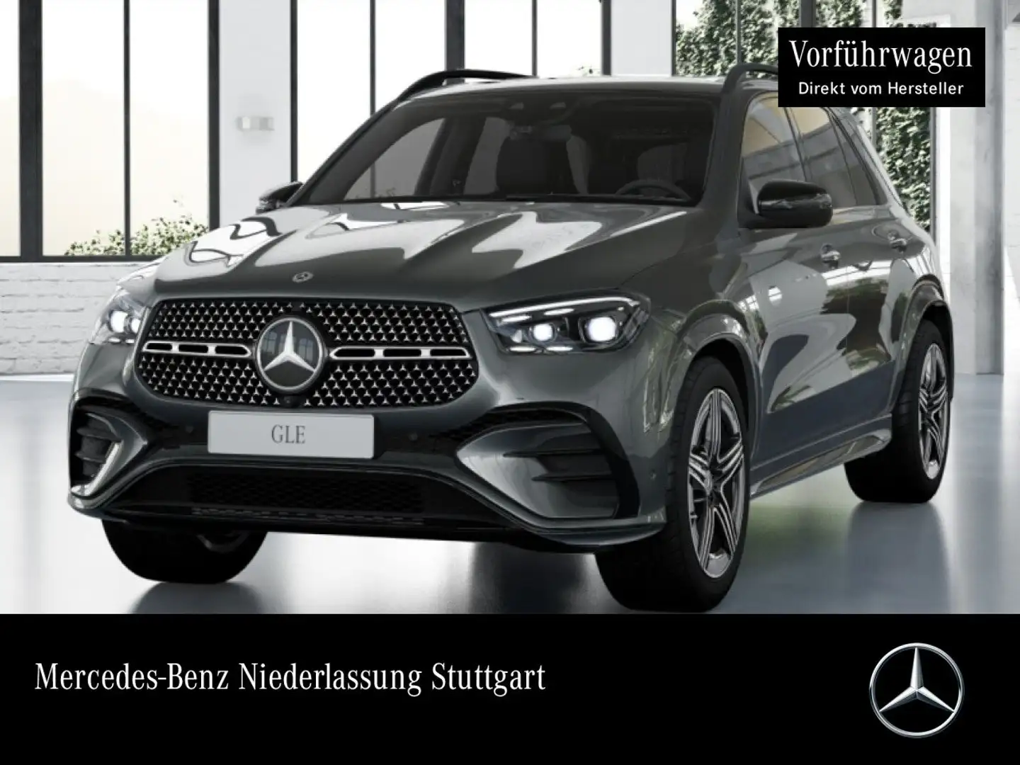 Mercedes-Benz GLE 450 d 4M AMG+NIGHT+PANO+360+AHK+MULTIBEAM+SPUR Grau - 1