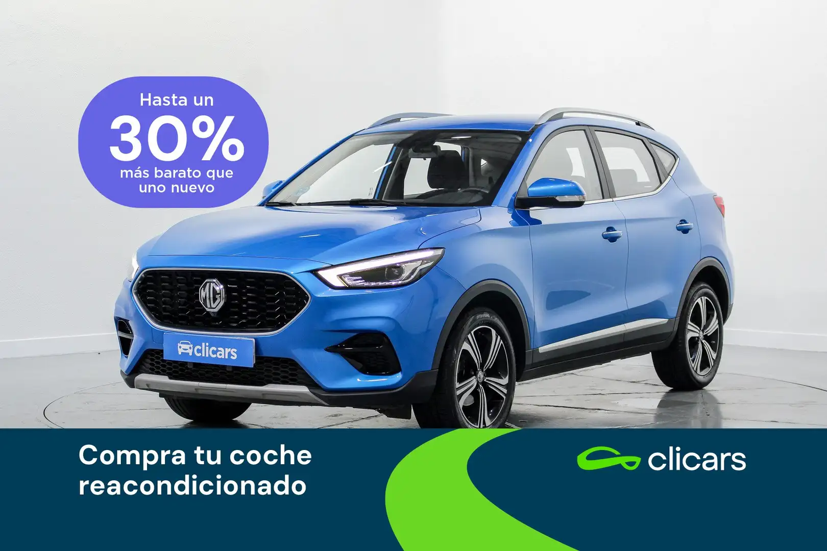 MG ZS 1.0 T-GDI Luxury Aut. 82kW plava - 1