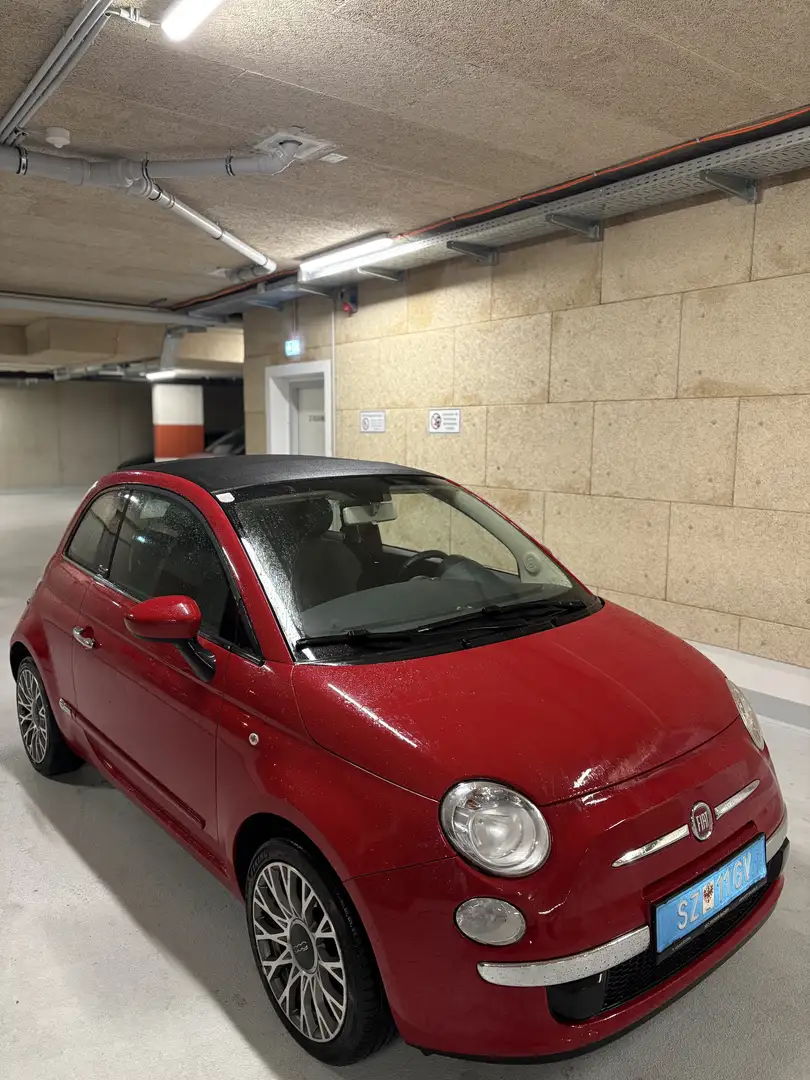 Fiat 500C 500 Cabrio 1,2 Lounge Red - 2