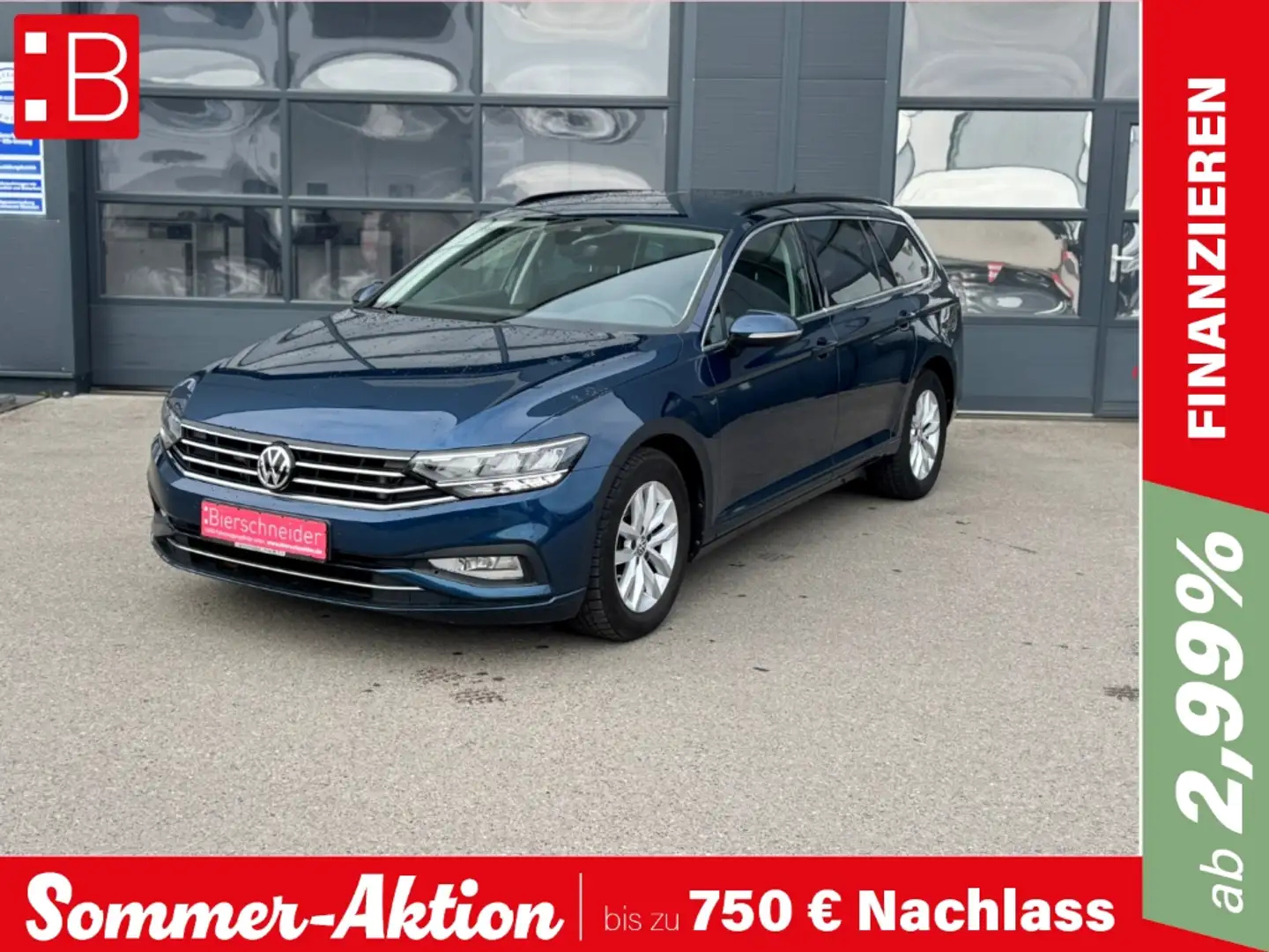 Volkswagen Passat Variant 1.5 TSI DSG Business LED NAVI AHK ACC PDC Blau - 1