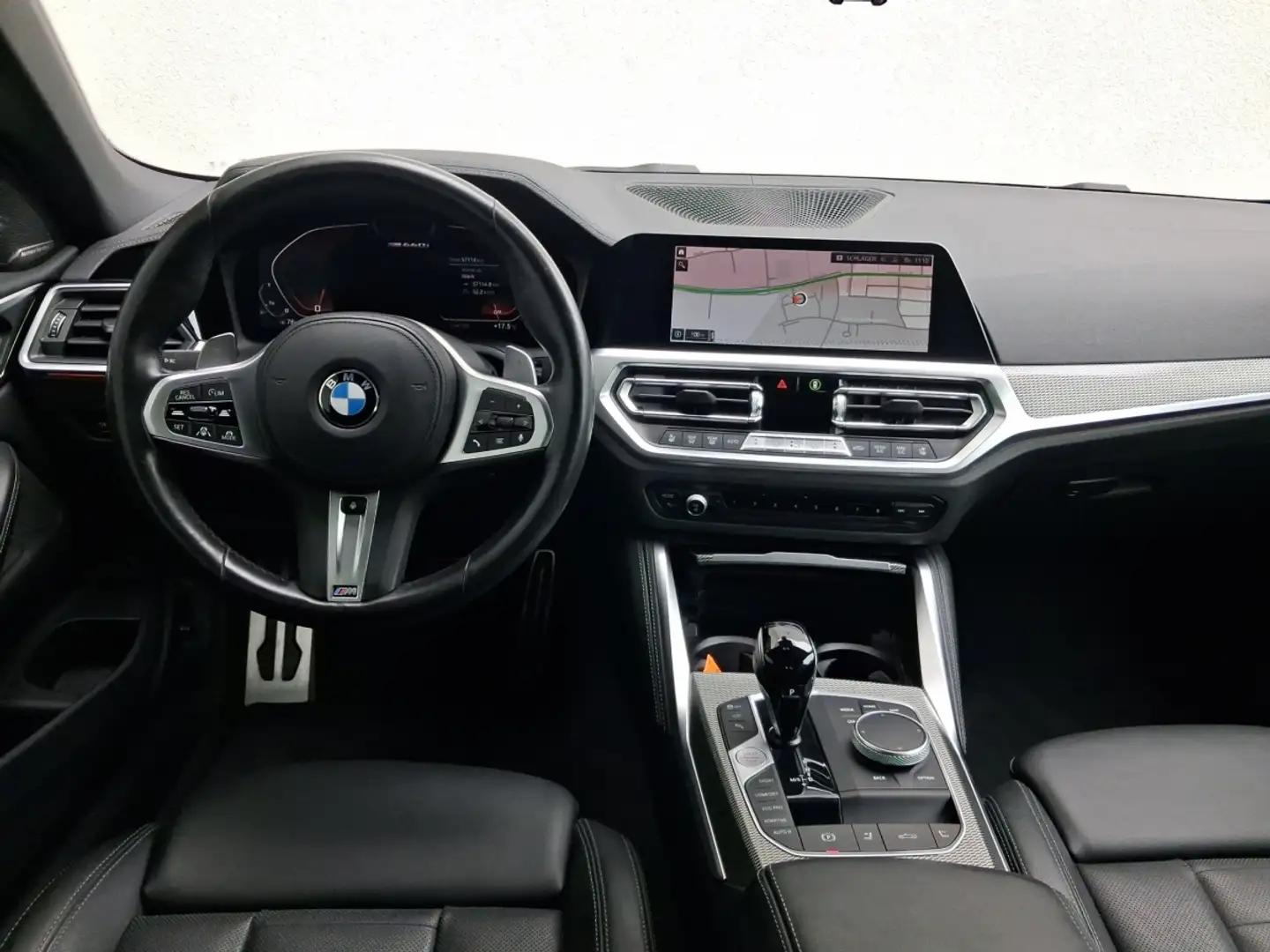 BMW 440 Mi xDr Cabrio Laser Navi HUD PArkAs+ DAB H&K Grün - 2