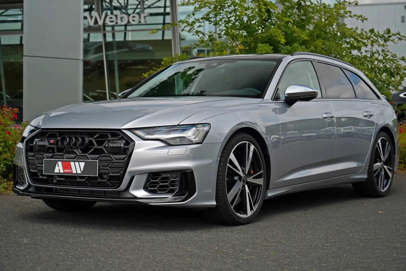 Audi S6 Avant TDI HD-MATRIX PANO AHK B&O 21" MEMORY Silber - 2