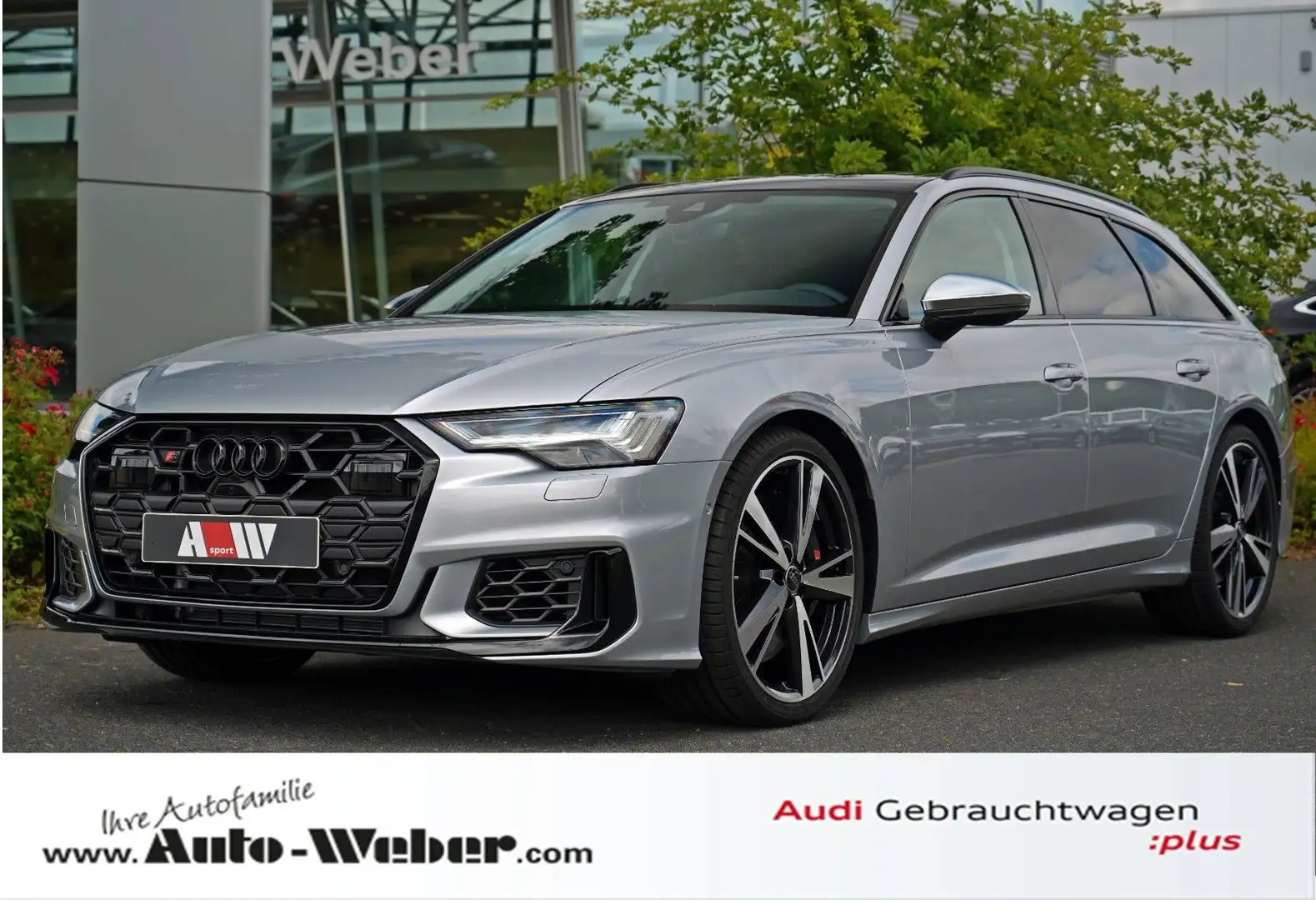 Audi S6 Avant TDI HD-MATRIX PANO AHK B&O 21" MEMORY Silber - 1