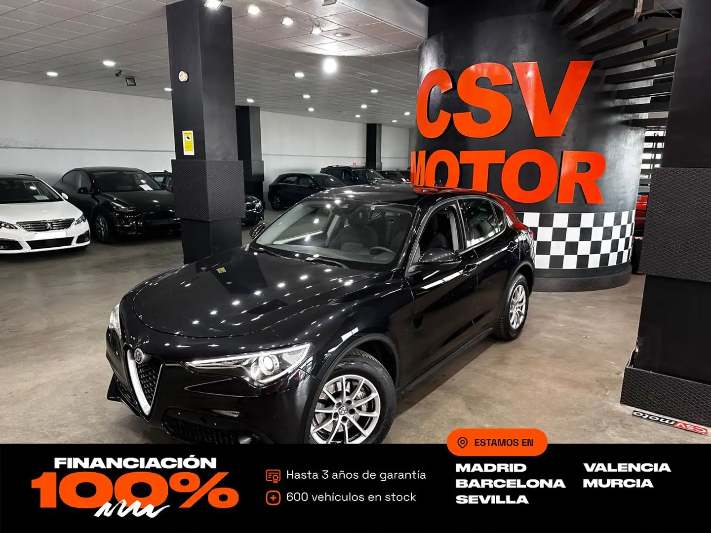 Alfa Romeo Stelvio 2.2 Diésel 110kW (150CV) Executive RWD Negro - 1