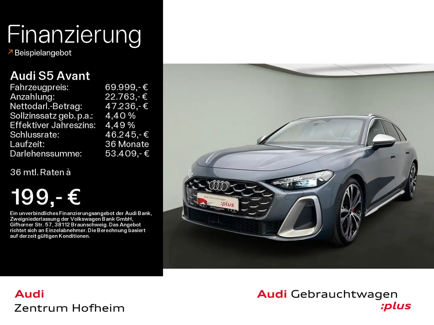 Audi TFSI S tro*EUPE 96.585*B&O*HUD*Matrix*V Albastru - 1