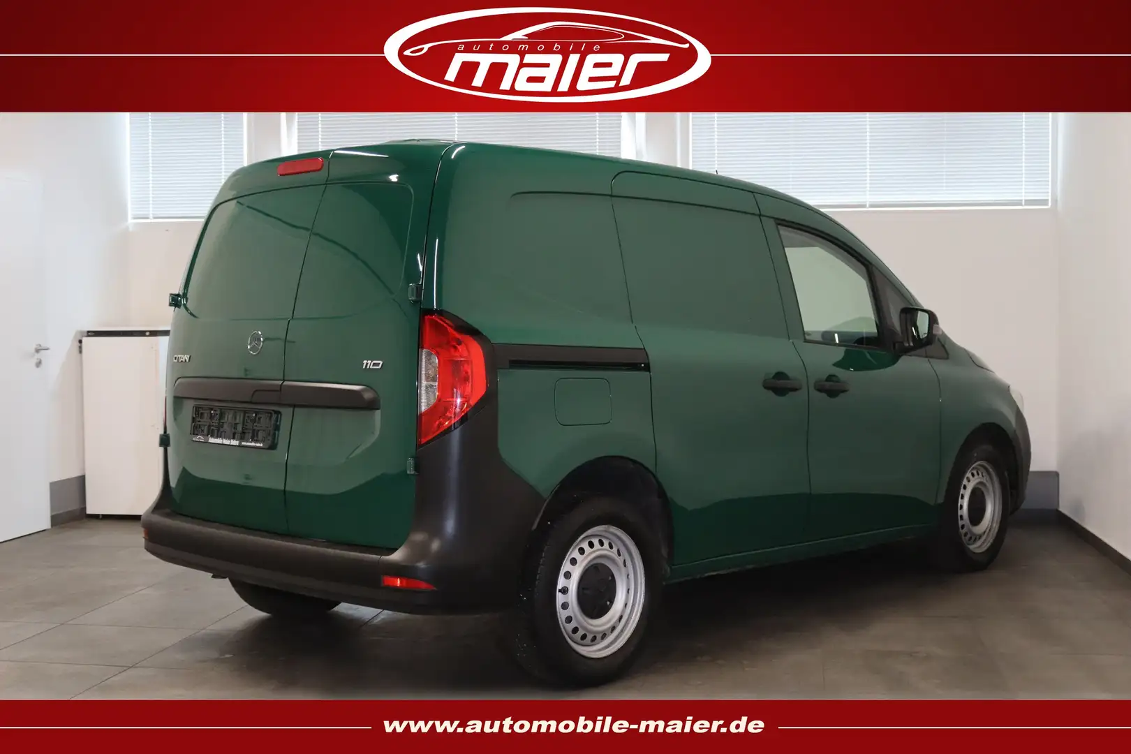Mercedes-Benz Citan 110 Kasten-Schiebetür-Klimaanlage-SHZ-DAB- Grün - 2