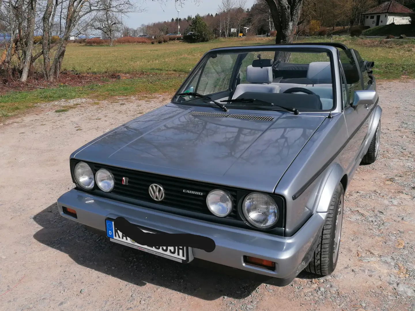 Volkswagen Golf Cabriolet Golf Cabrio Oldtimer Argintiu - 1