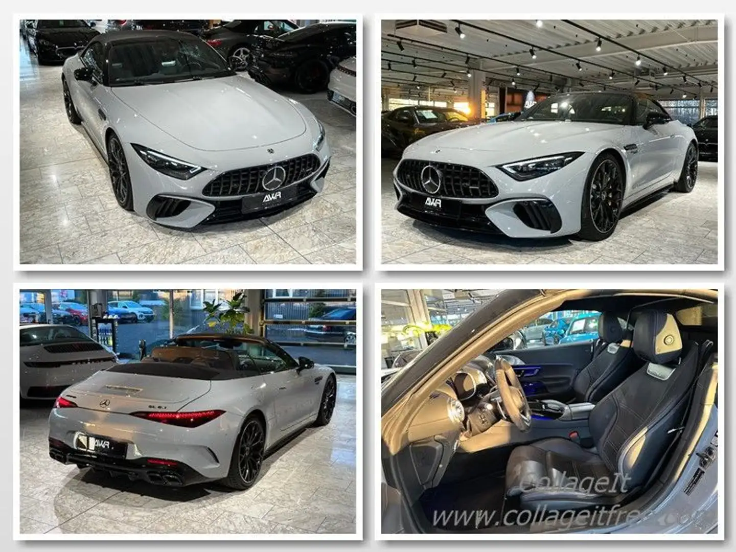 Mercedes-Benz SL 63 AMG 4Matic HINTERACHSLENKUNG*21"BURMESTER* Grau - 1