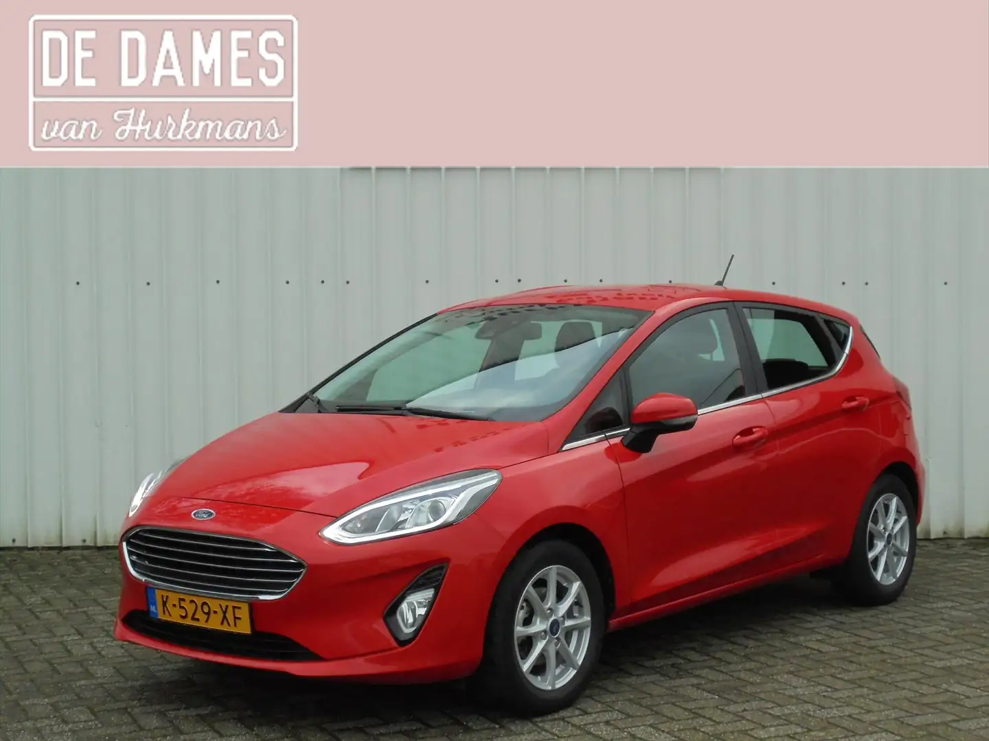 Ford Fiesta 1.0 ECOBOOST 125PK MILD HYBRID TITANIUM Rosso - 1