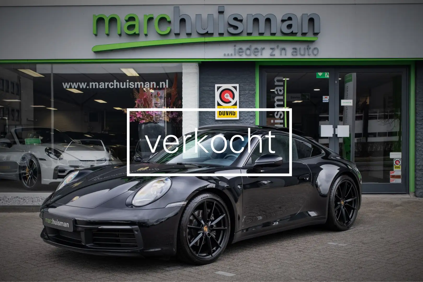 Porsche 992 3.0 Carrera / GLASDAK / MEMORY / BOSE / CAMERA Noir - 1
