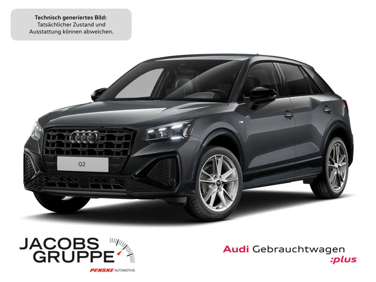 Audi Q2 35 TFSI S line AHK/Kamera/Matrix/Optik-Black Grau - 1