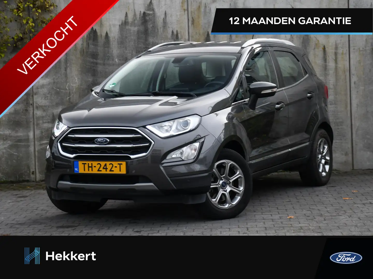 Ford EcoSport Titanium 1.0 EcoBoost 125pk SFEERVERLICHTING | USB Gris - 1
