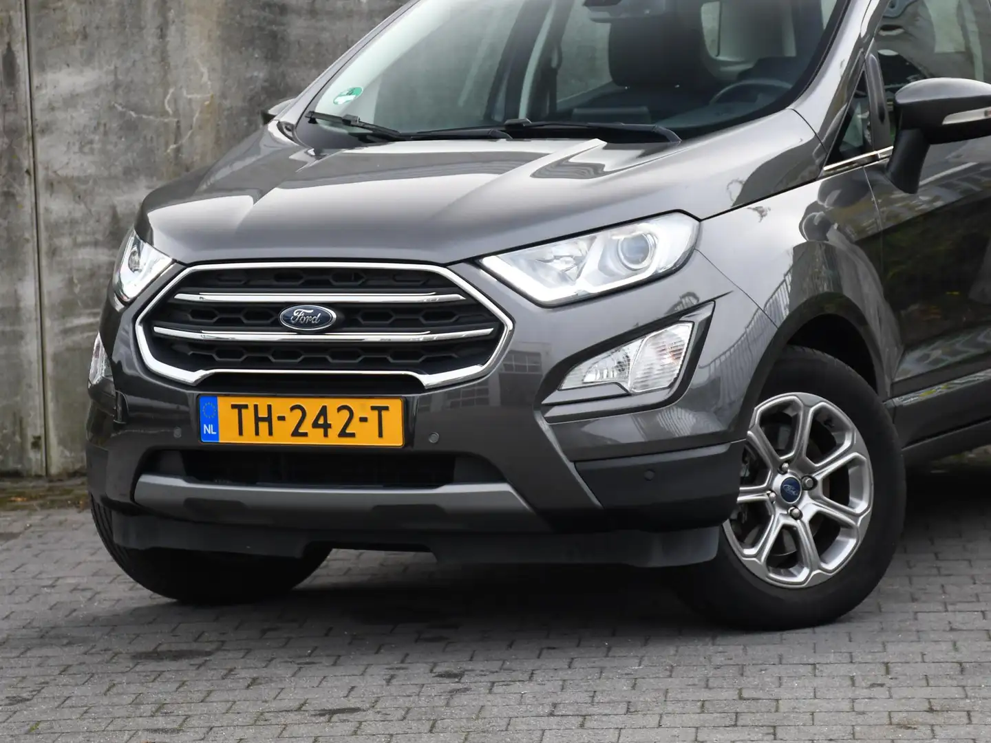 Ford EcoSport Titanium 1.0 EcoBoost 125pk SFEERVERLICHTING | USB Grijs - 2