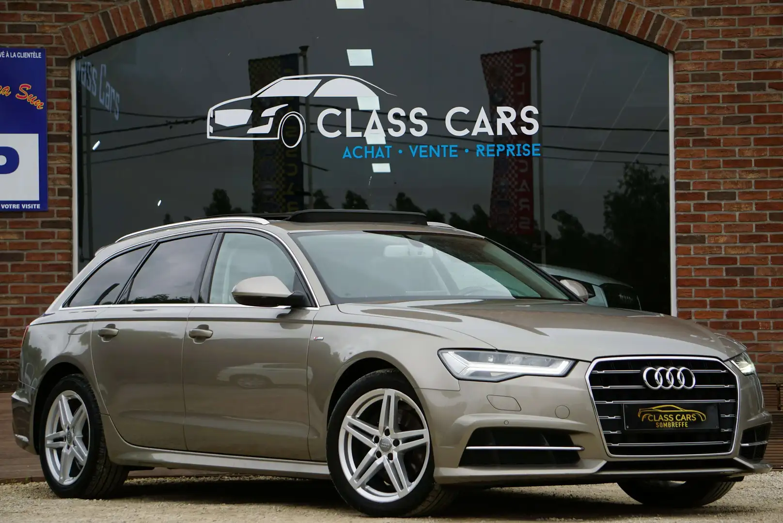 Audi A6 2.0 TDi S-LINE ext / TOIT-PANO / RADAR / LED / 6B Beige - 2