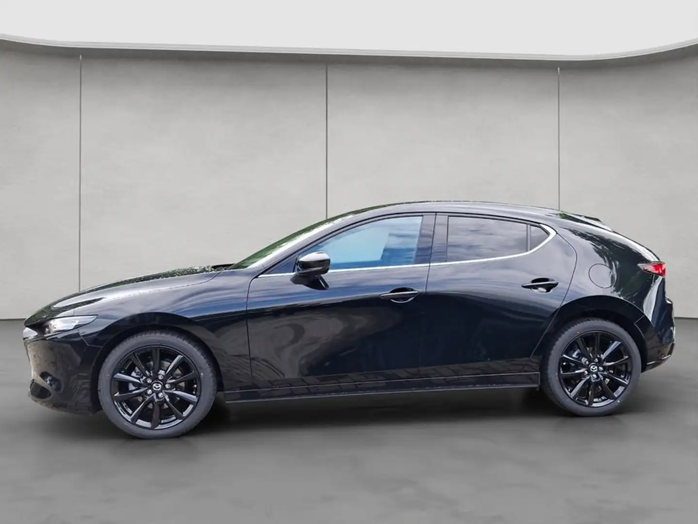 Mazda 3 e-SKYACTIV-X 186 M HYBRID Aut. HOMURA 137 kW, 5- Schwarz - 2