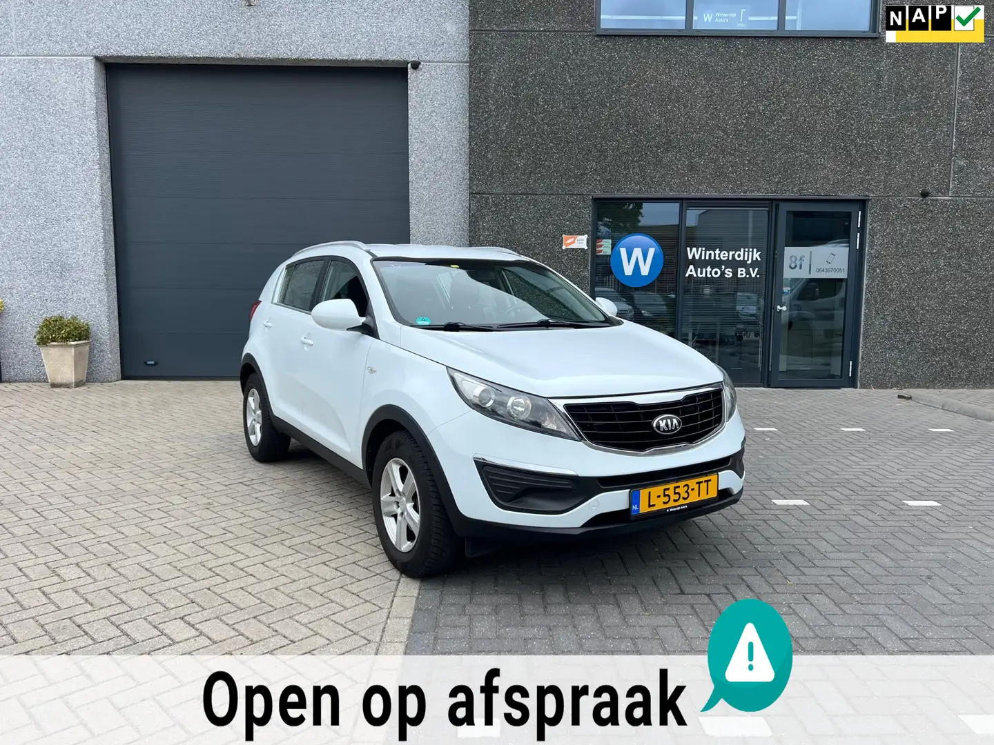 Kia Sportage 1.6 GDI ComfortLine - Airco, Carplay, Isofix Wit - 1