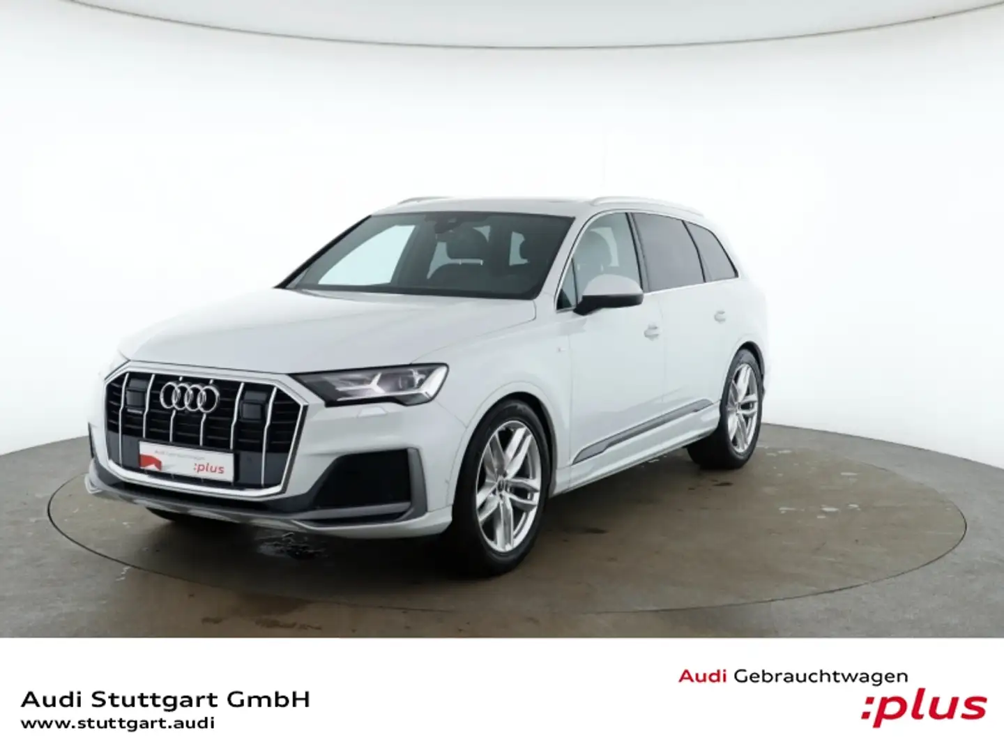 Audi Q7 50 TDI quattro S line AHK Pano Kamera B&O 21'' Weiß - 1