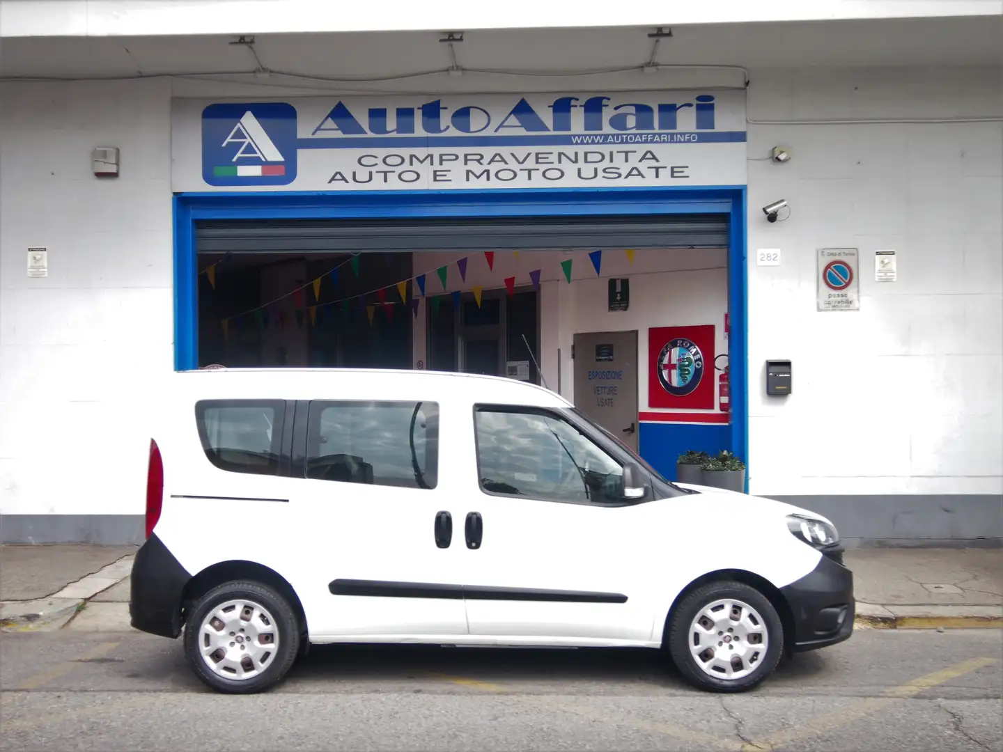 Fiat Doblo 1.3MJET 95CV 5 POSTI N1 POCHI Km Bianco - 2