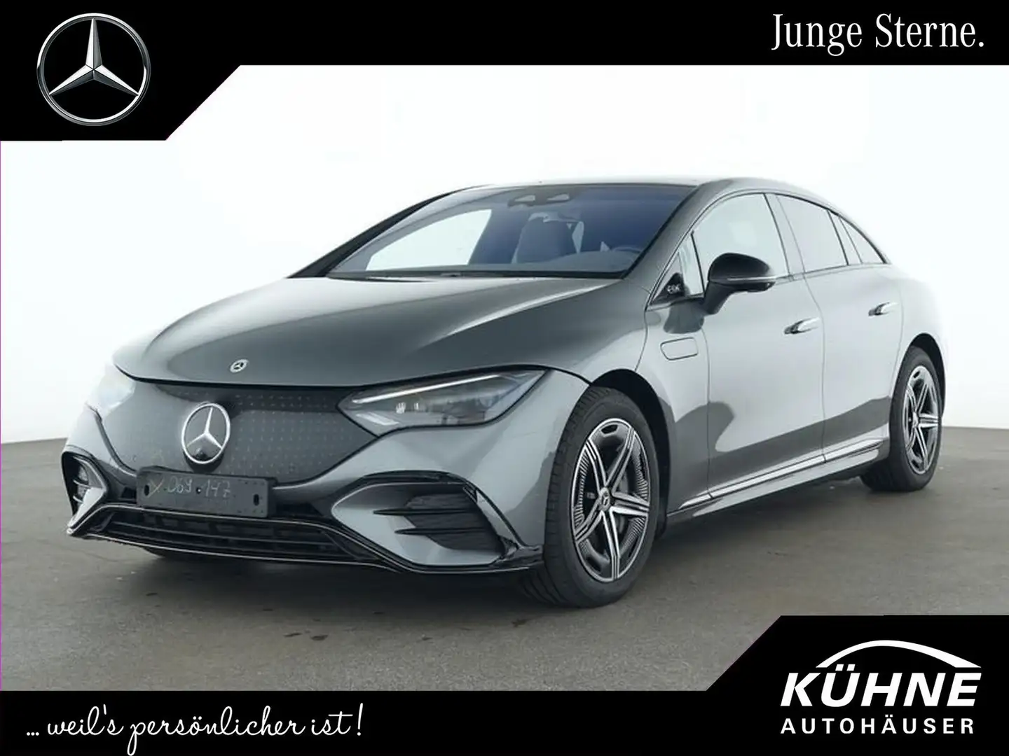 Mercedes-Benz EQE 350 4M AMG+Hyper+Airmat+Premiu+HA 10+Pano+22 Grau - 1