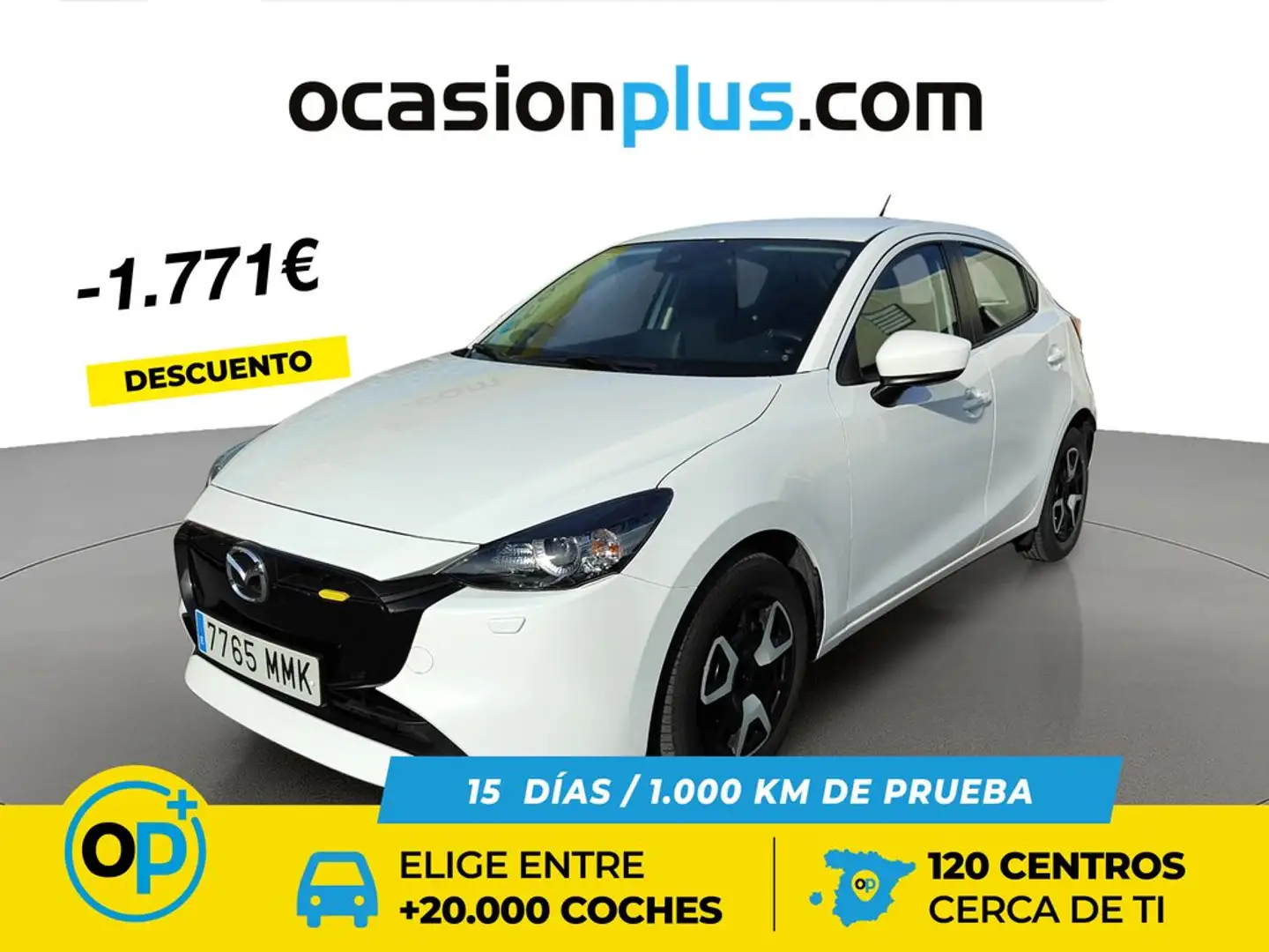 Mazda 2 1.5 e-Skyactiv G Center-Line Convenience 66kW Blanco - 1