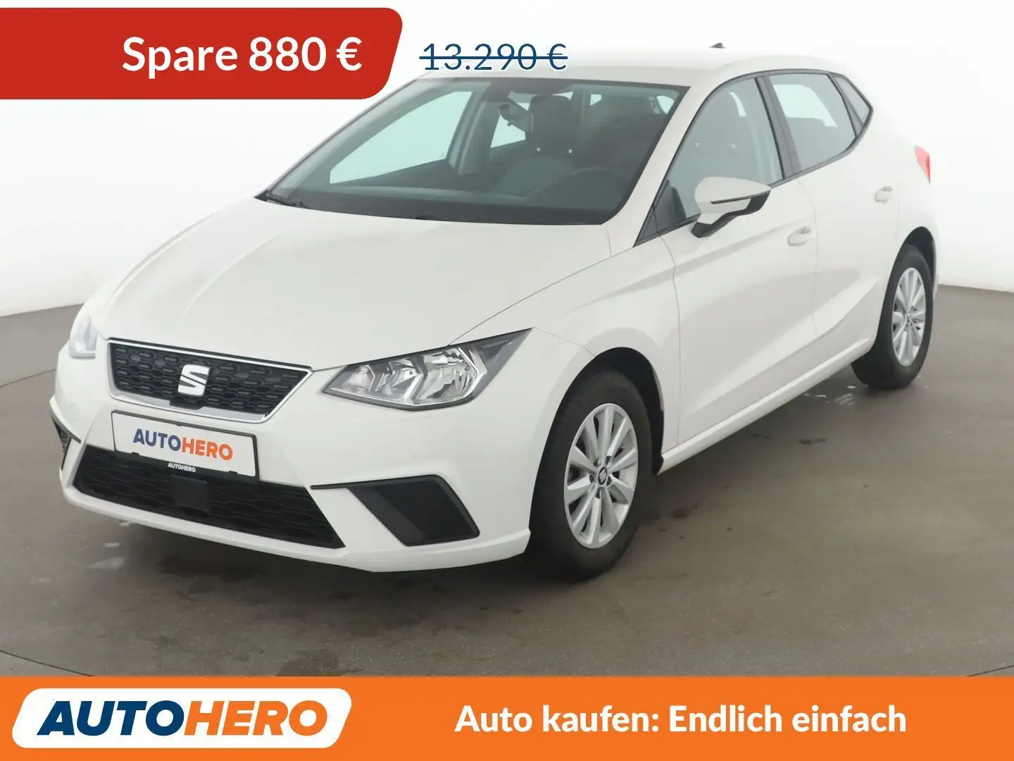 SEAT Ibiza 1.0 Style*NAVI*PDC*KLIMA*GARANTIE* Blanc - 1