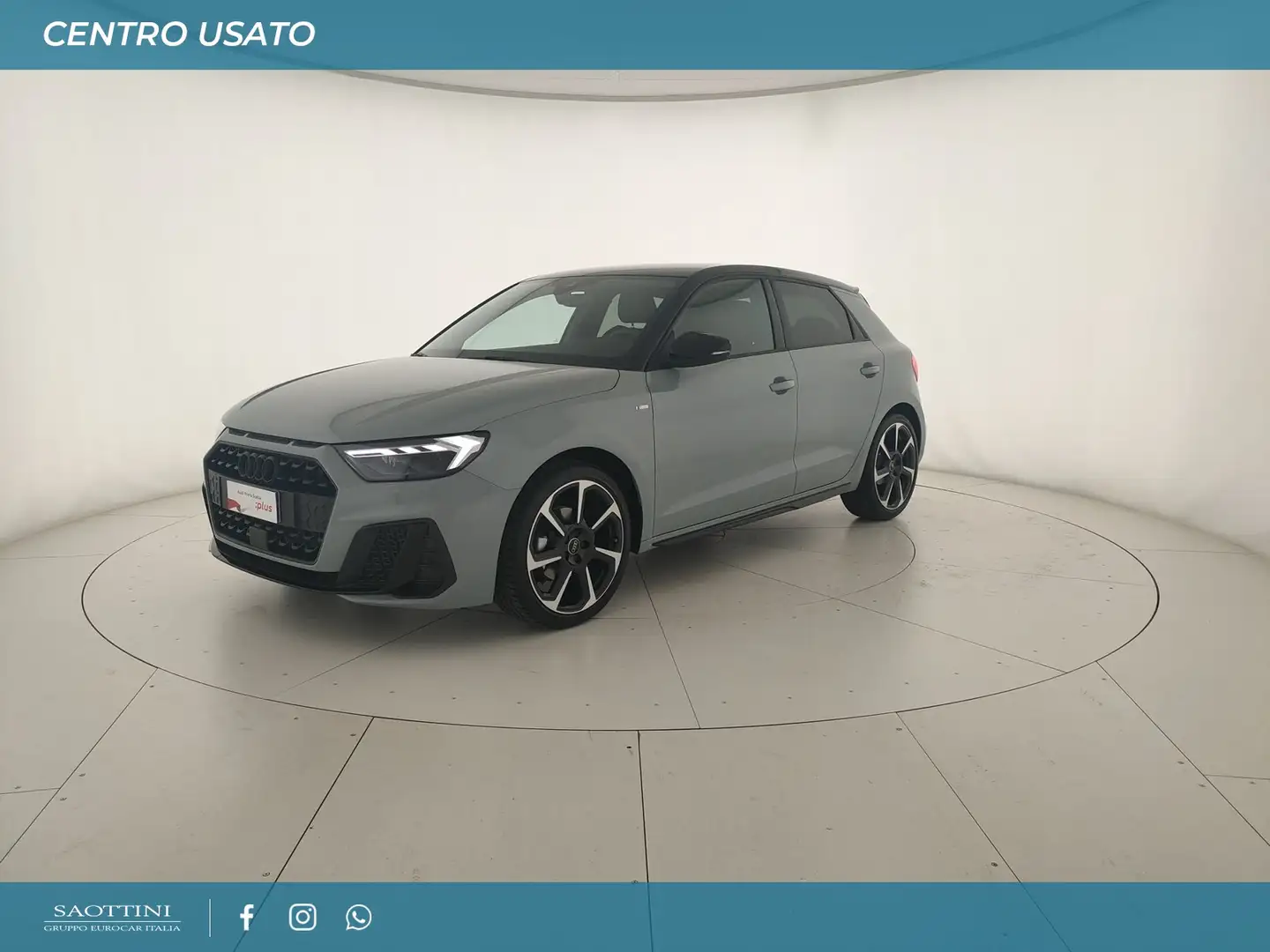 Audi A1 Sportback 30 1.0 TFSI S line edition S tronic Grigio - 1