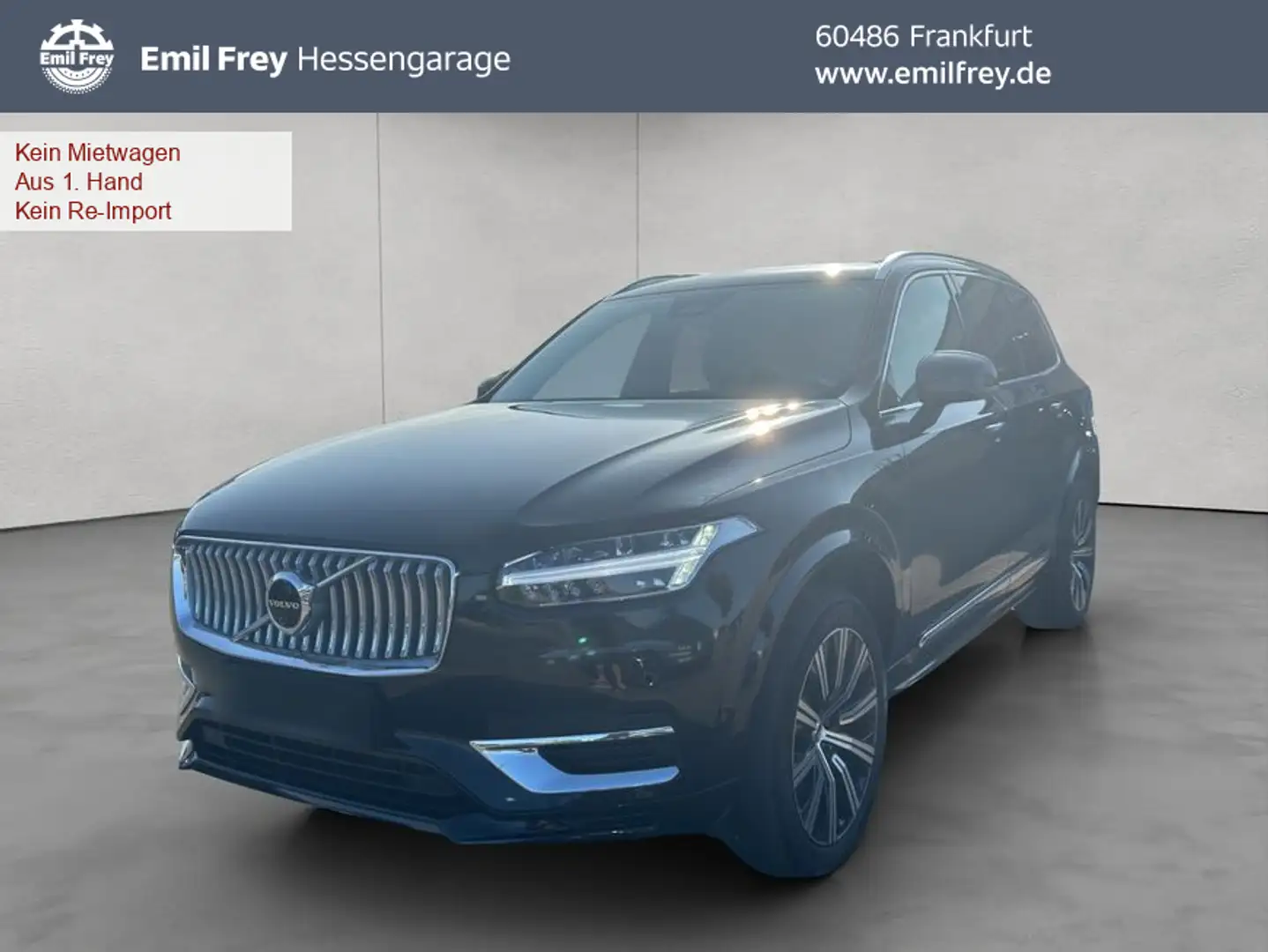 Volvo XC90 XC90 B5 AWD Plus-Bright 7S Glasd Standh 360° Leder Schwarz - 1