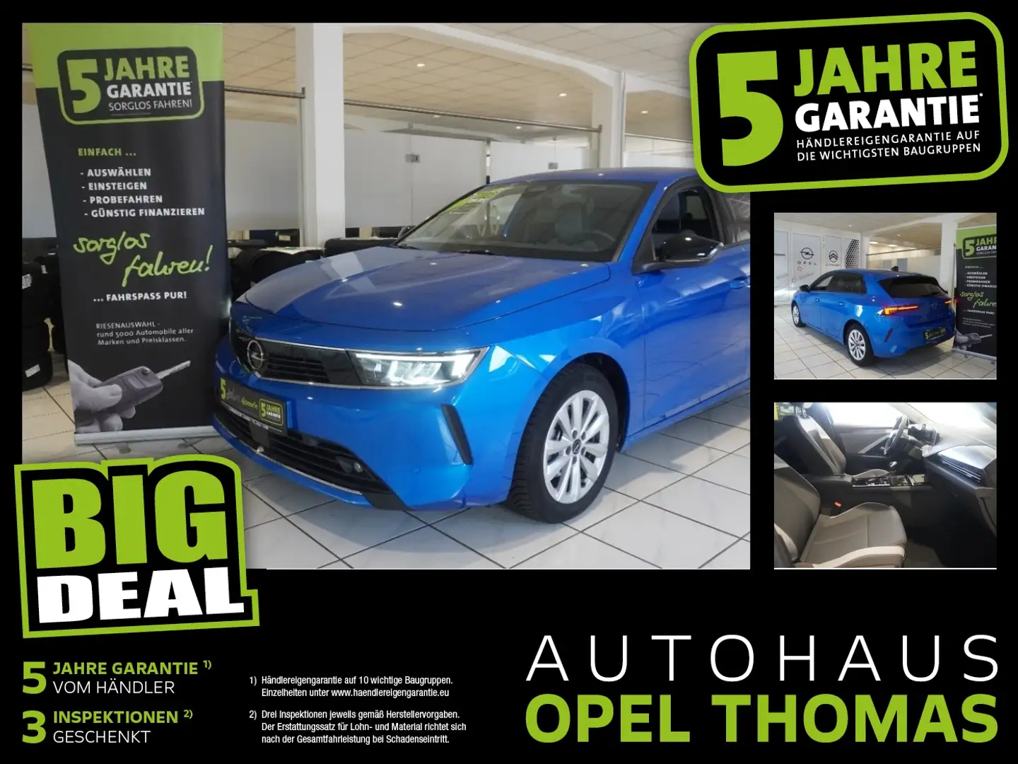 Opel Astra L 1.2T Enjoy Fin ab 2,99 %, SHZ, PP Blau - 1