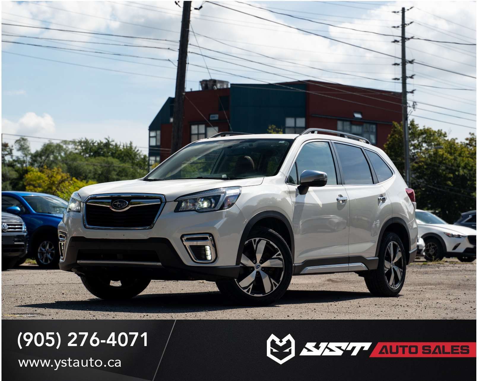 White 2019 Subaru Forester SUV / Crossover  Automatic