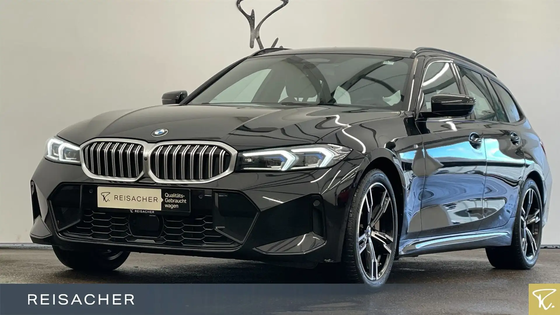 BMW 330 d A xDrive Tou M-Sport AHK LCPro ACC 360° HUD Schwarz - 1