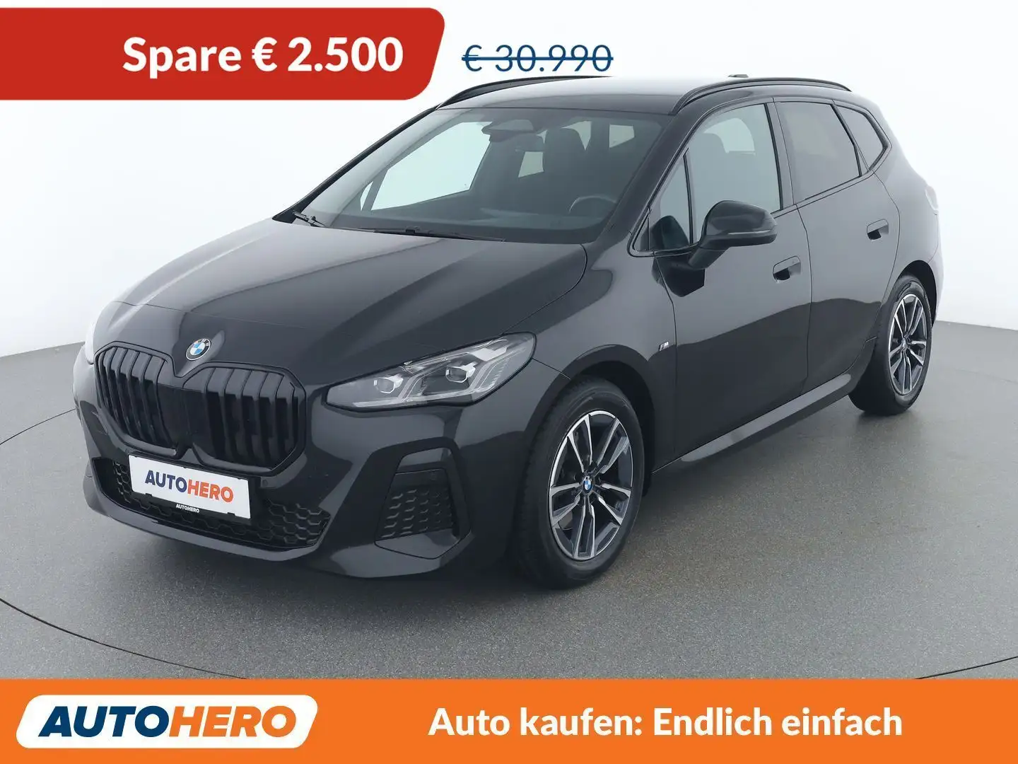 BMW 218 218d Active Tourer M Sport Schwarz - 1