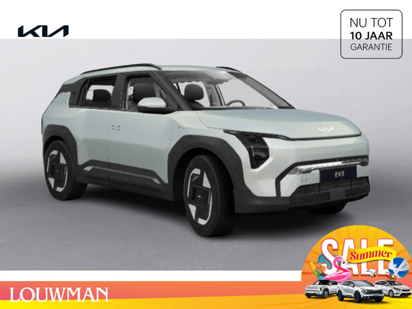 Kia EV3 Plus 81.4 kWh Elektrisch FWD Crossover Ivory Silve Grijs - 1