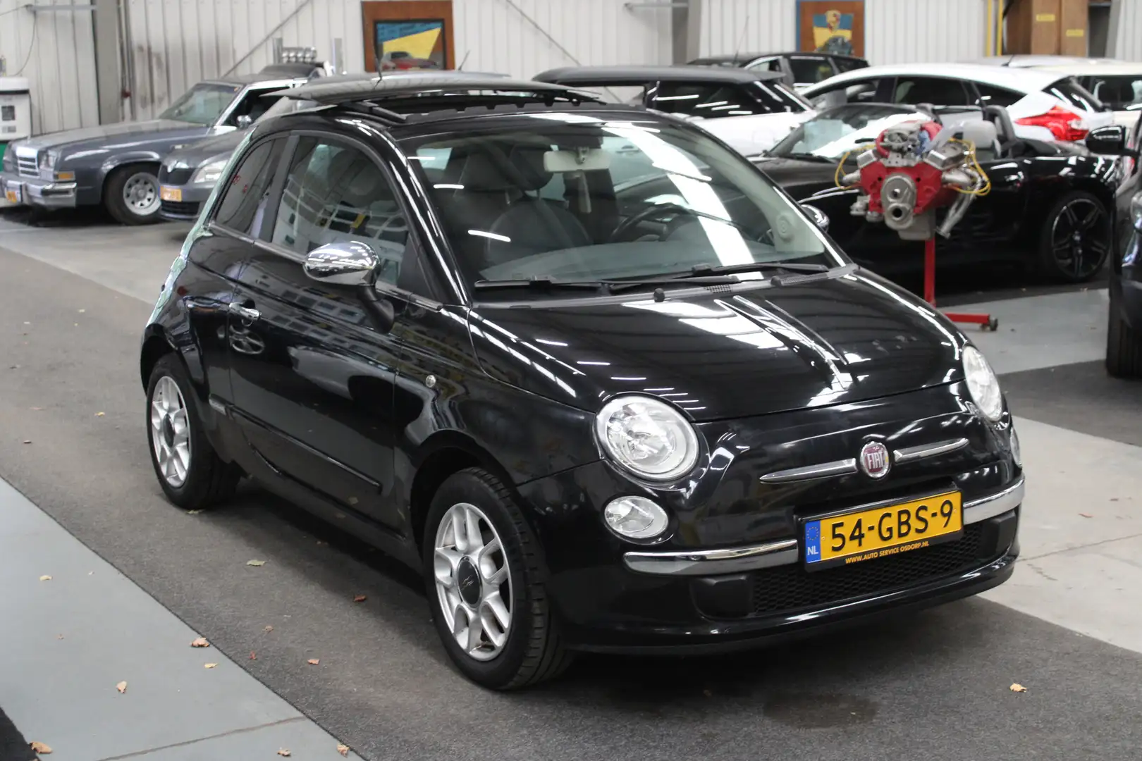 Fiat 500 1.4-16V Sport Panoramadak, Airco, Stuurbekrachtigi Schwarz - 2