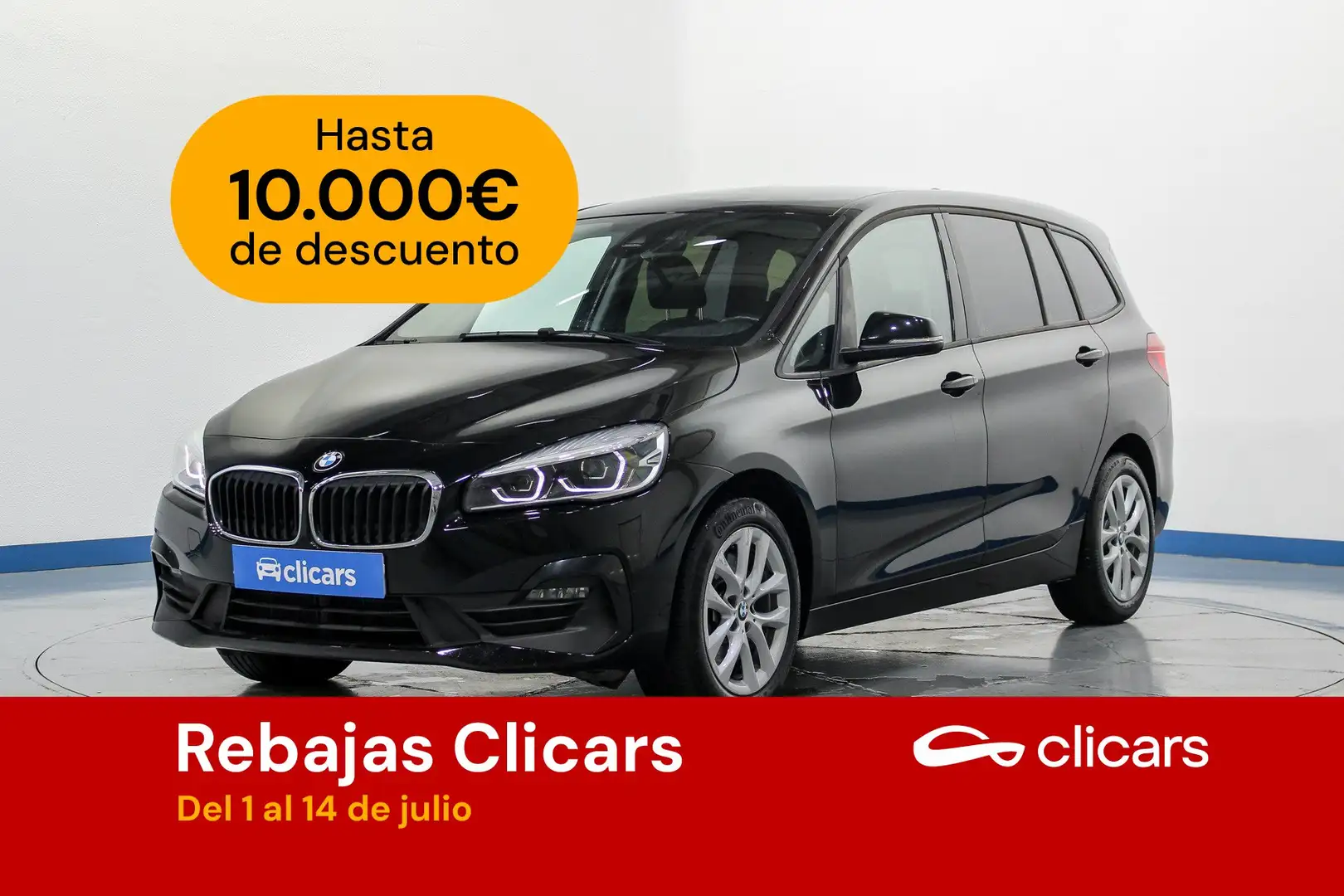 BMW 218 218d Gran Tourer Negro - 1