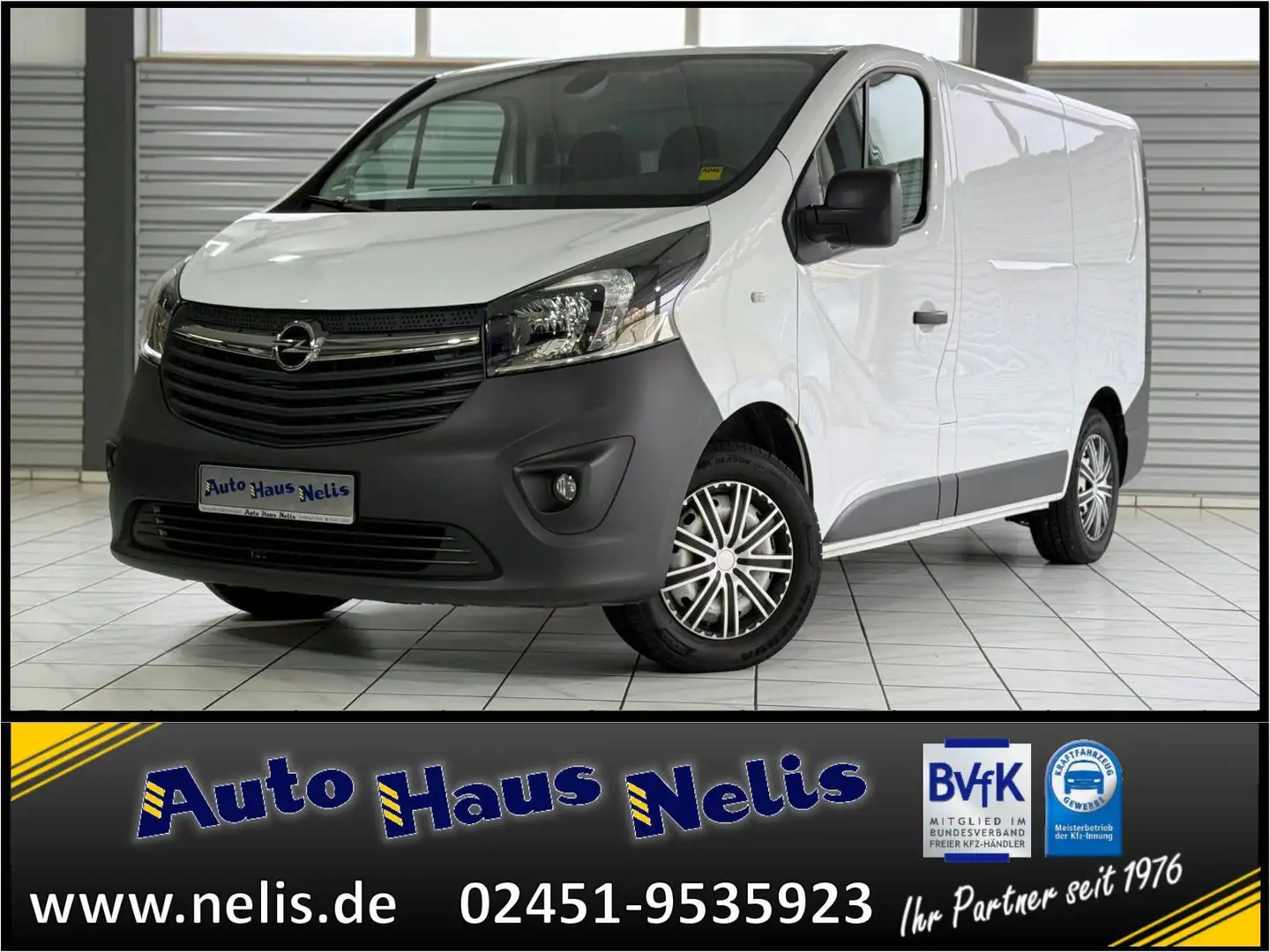 Opel Vivaro 1,6 CDTi L1H1 Catering Regalsystem Frisch Wit - 1