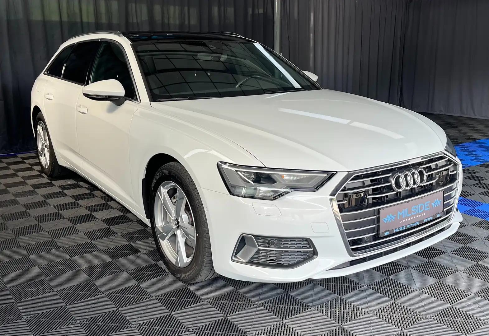 Audi A6 40TDI, AHK, Standheiz, Parkpilot, B&O, AMBINETE Wit - 1