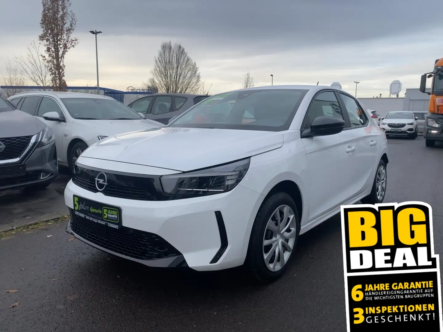 Opel Corsa F Electric Edition LED+Klima+PDC Weiß - 1