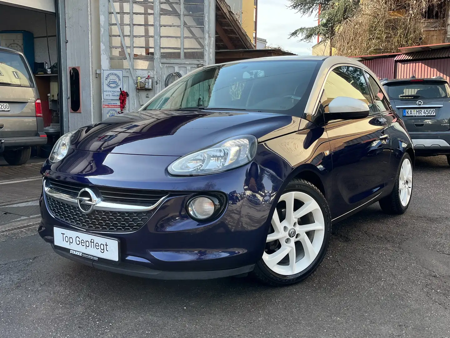 Opel Adam TÜV:02/2027,2.Hand,Klima,Sitzheizung..... Azul - 1