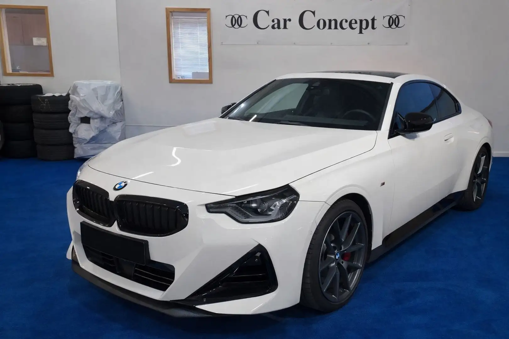 BMW 240 xDrive Coupé SHD H&K M Sportsitze Blanc - 1