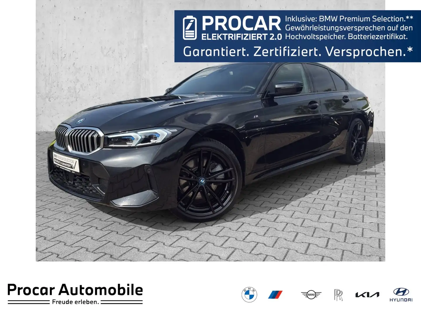BMW 330 e xDrive M Sport HUD ACC AHK RFK NAVI LED LM Černá - 1