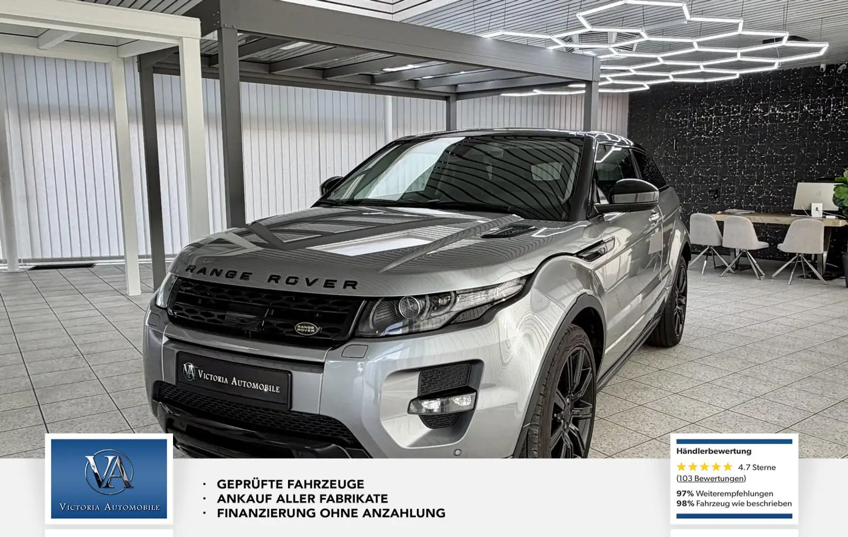 Land Rover Range Rover Evoque Dynamic Mega Ausstattung, Gepflegt, Panorama. Grau - 1