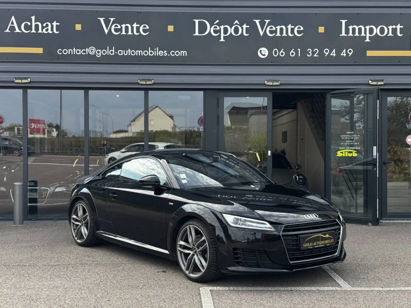 Audi TT III 2.0 TFSI 230ch S line Zwart - 2