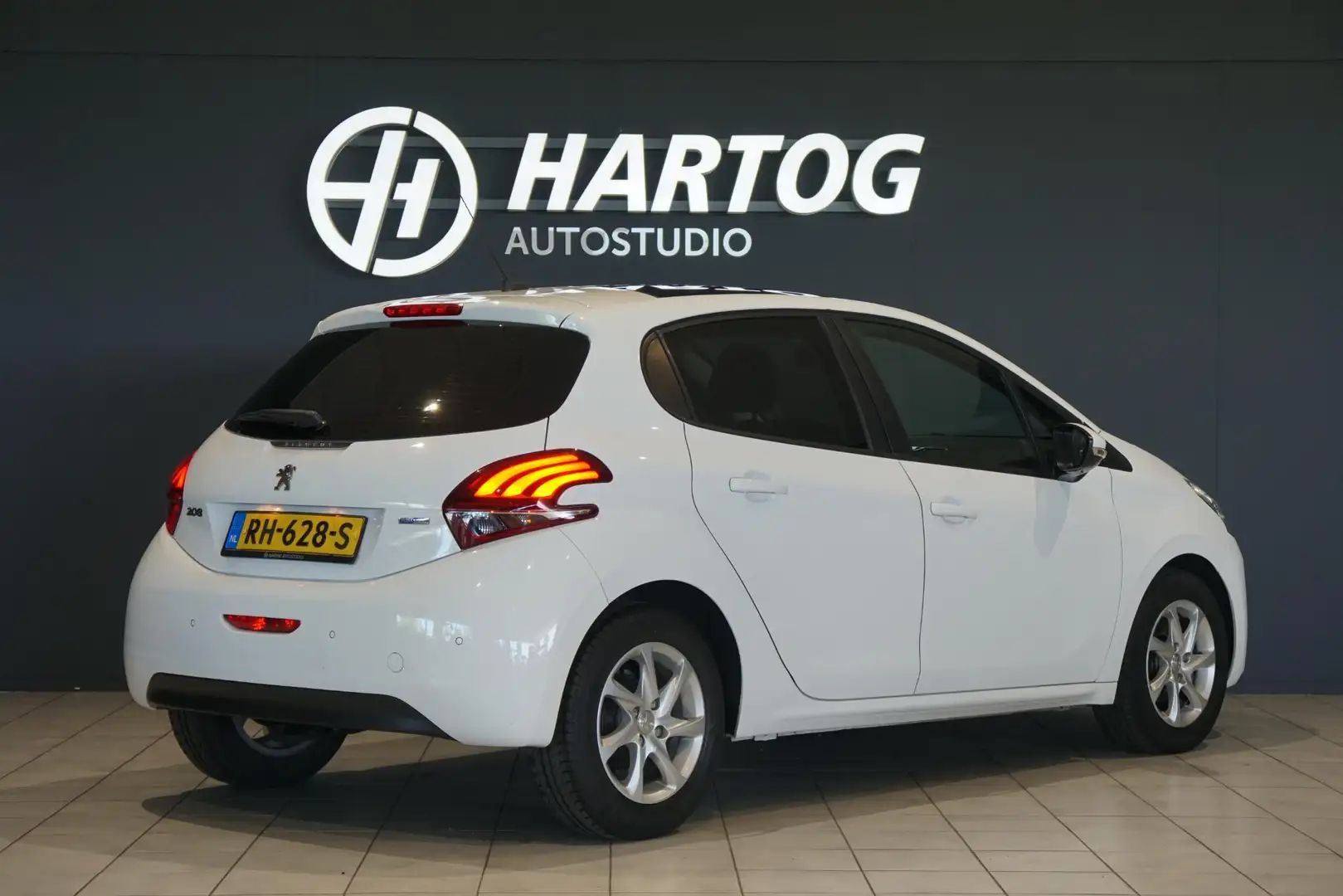 Peugeot 208 1.2 PureTech Allure + PANORAMA Blanc - 2
